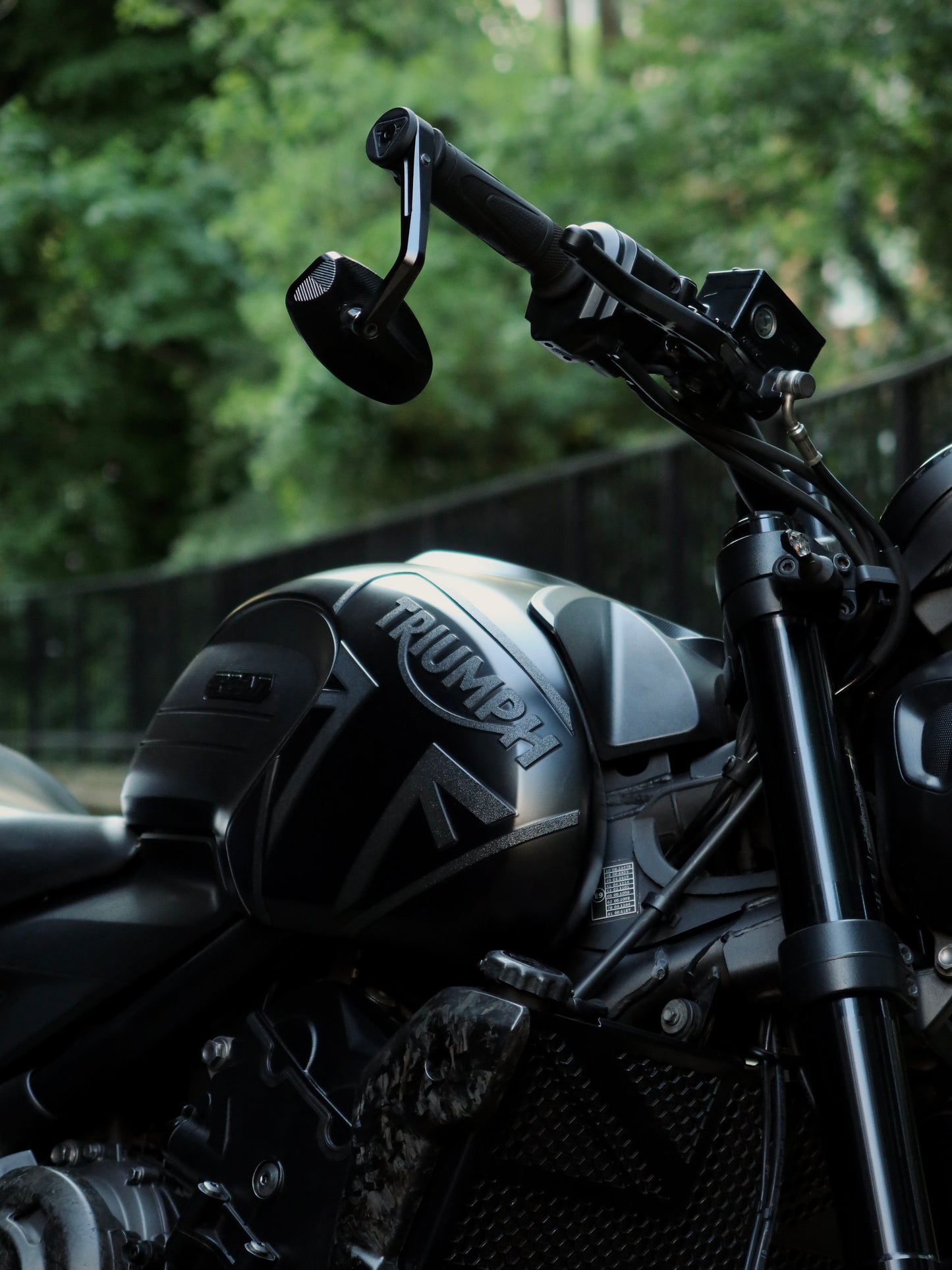Fuel Tank 3D Logo - Trident 660