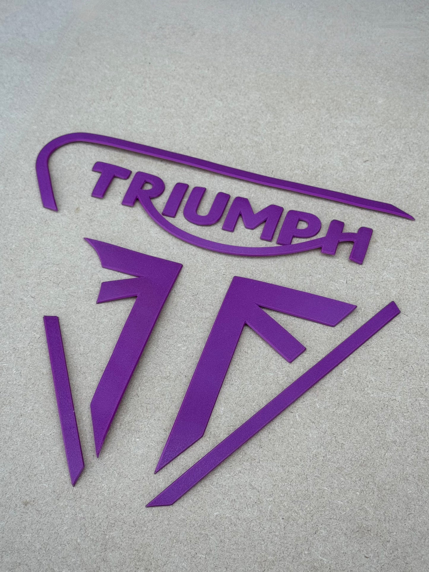Fuel Tank 3D Logo - Trident 660