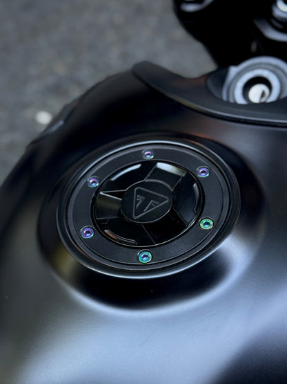 Titanium Screw Set - Fuel Cap Bezel