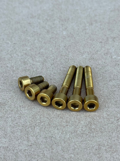 Titanium Screw Set - Fuel Cap Bezel