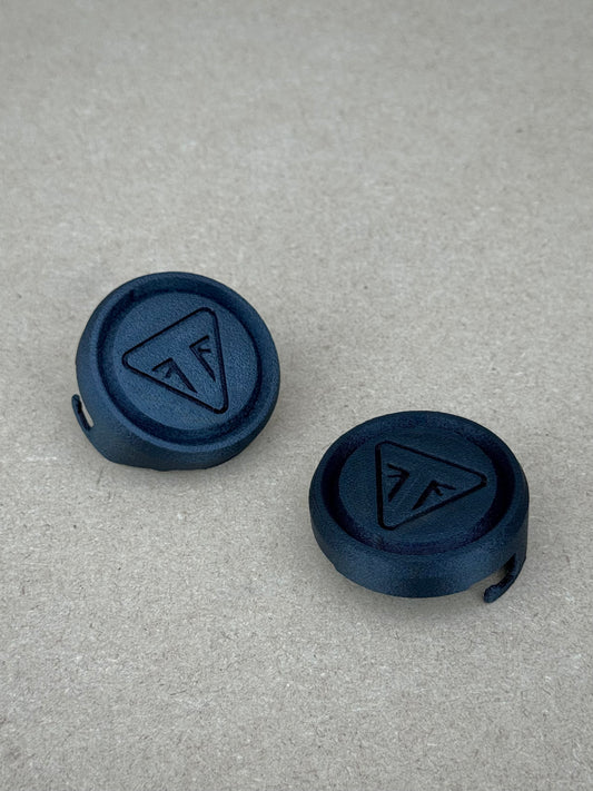 Upgraded Swingarm Axle Caps – Triumph 660 Style – Set of 2