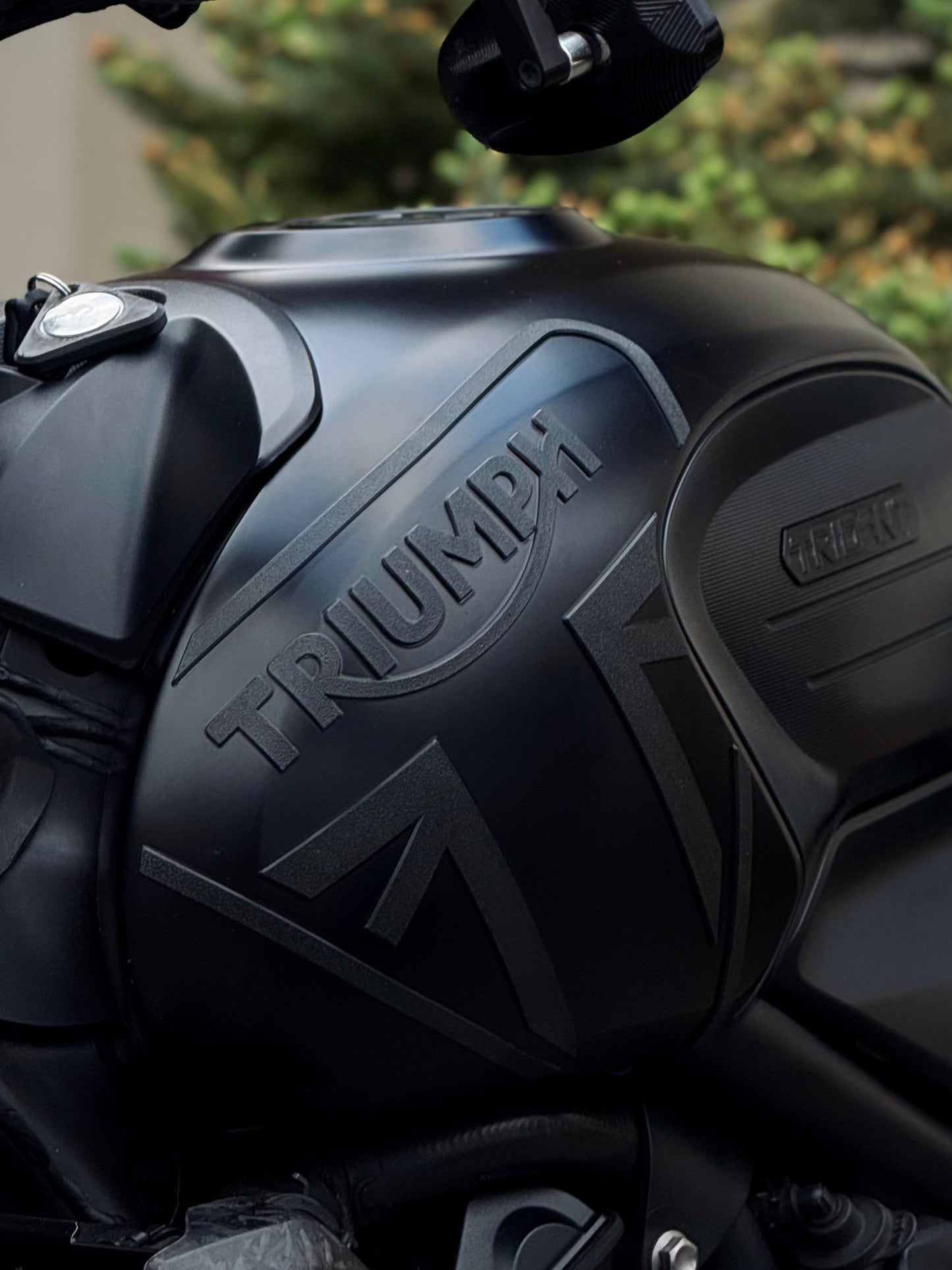 Fuel Tank 3D Logo - Trident 660