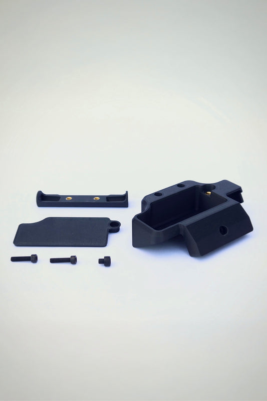 Battery Mount with Under Seat Storage for Triumph Trident 660